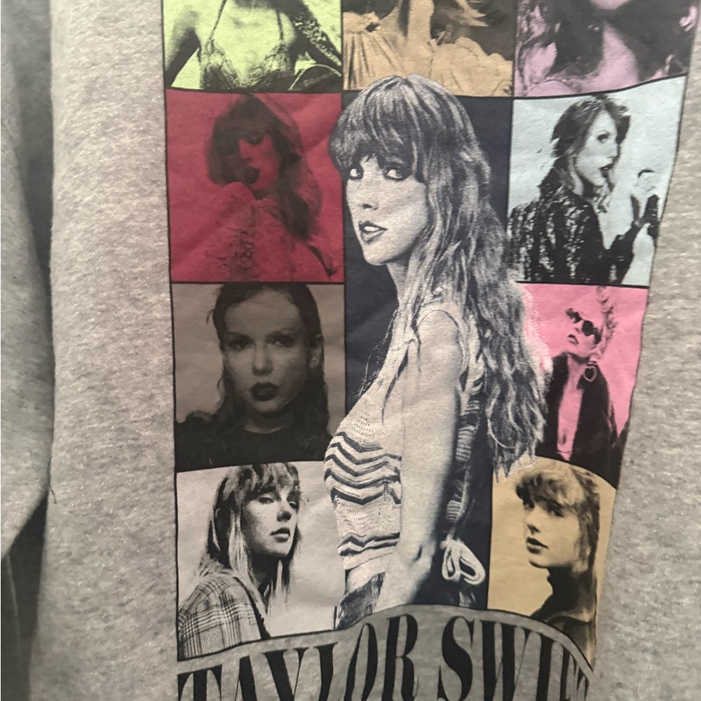 Taylor Swift The Eras Tour Gray Sweatshirt - Unisex - Picture 2 of 4